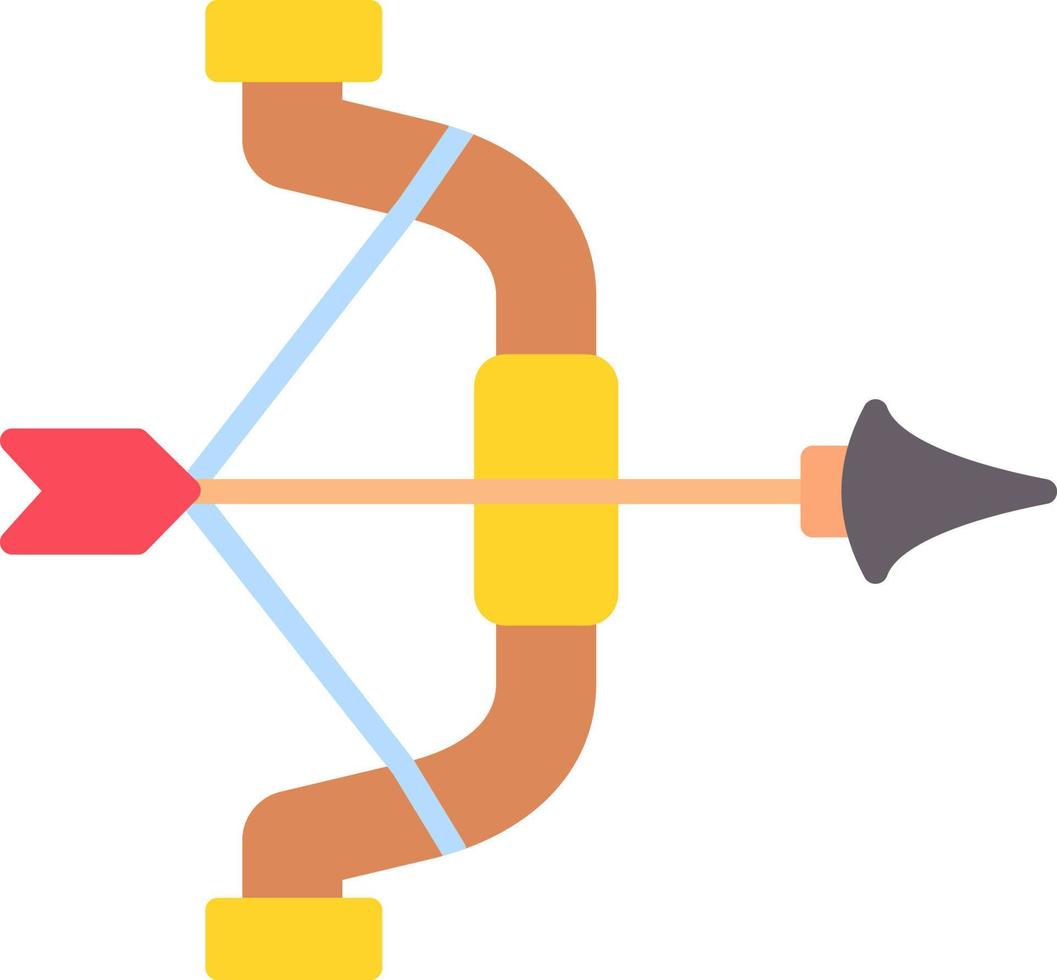 bågskytte kreativ ikon design vektor