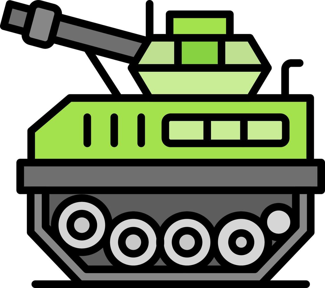 Tank kreatives Icon-Design vektor