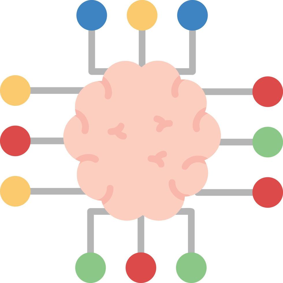 kreatives Icon-Design für Neuroimaging vektor