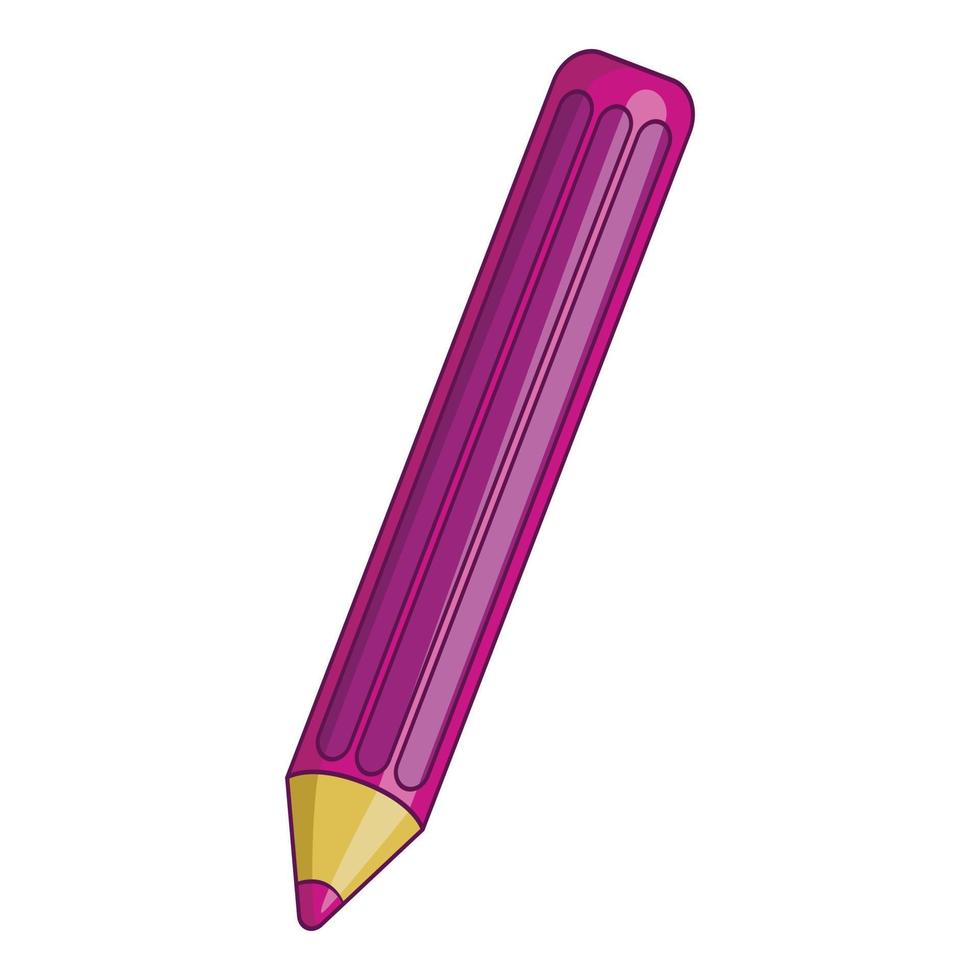 Kosmetik-Bleistift-Symbol, Cartoon-Stil vektor