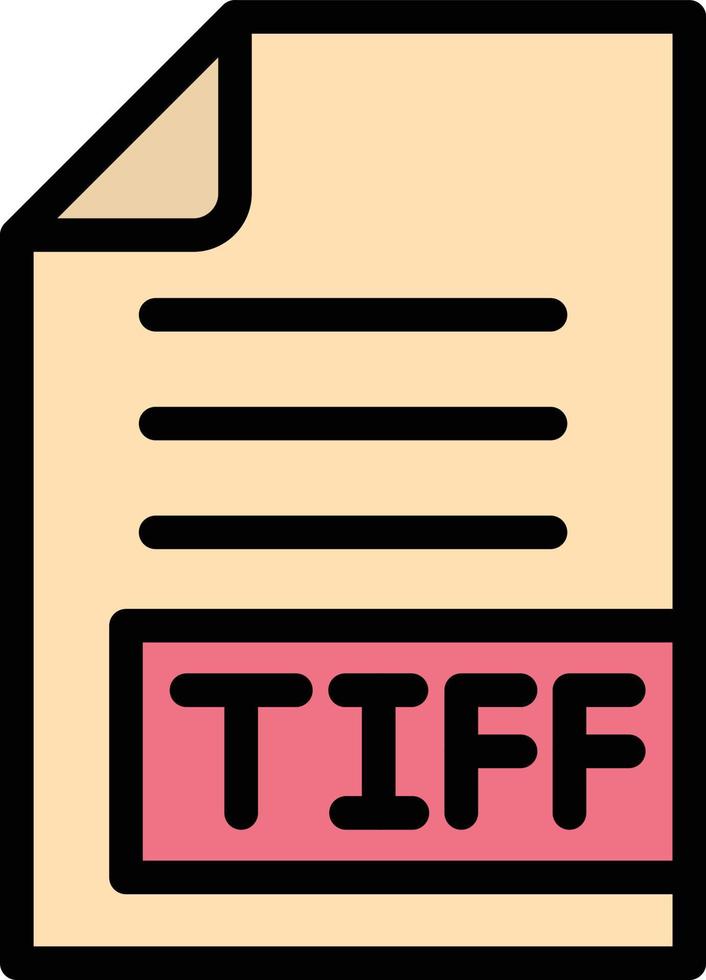 Tiff-Vektor-Icon-Design-Illustration vektor