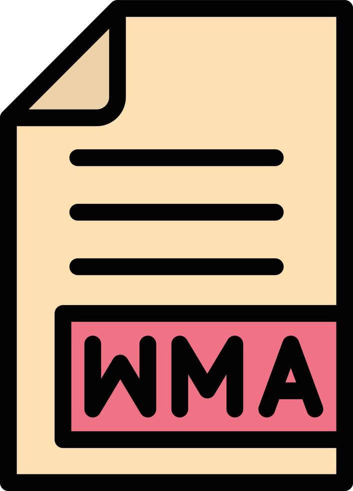 wma vektor ikon design illustration