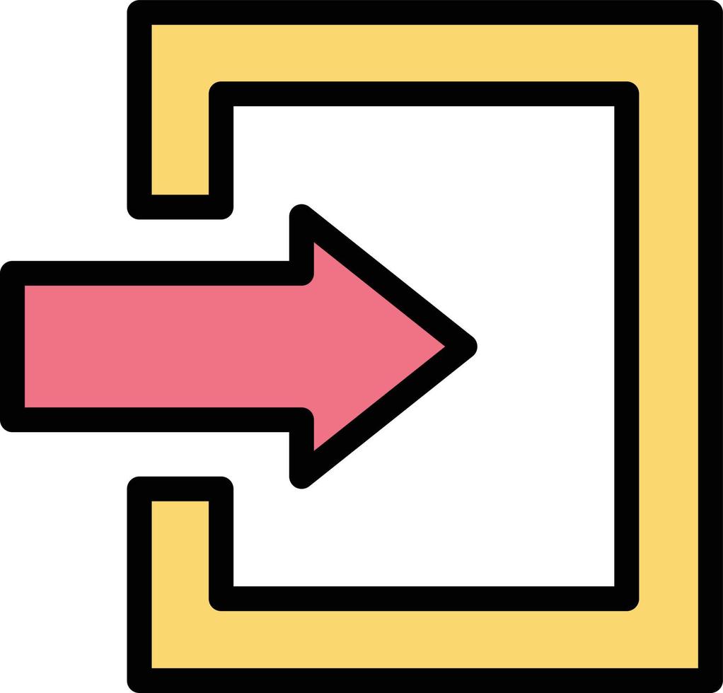 Einloggen Vektor-Icon-Design-Illustration vektor