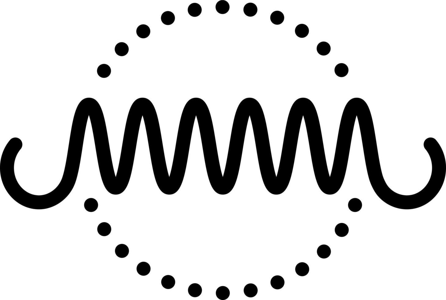 linje ikon för ledningar vektor