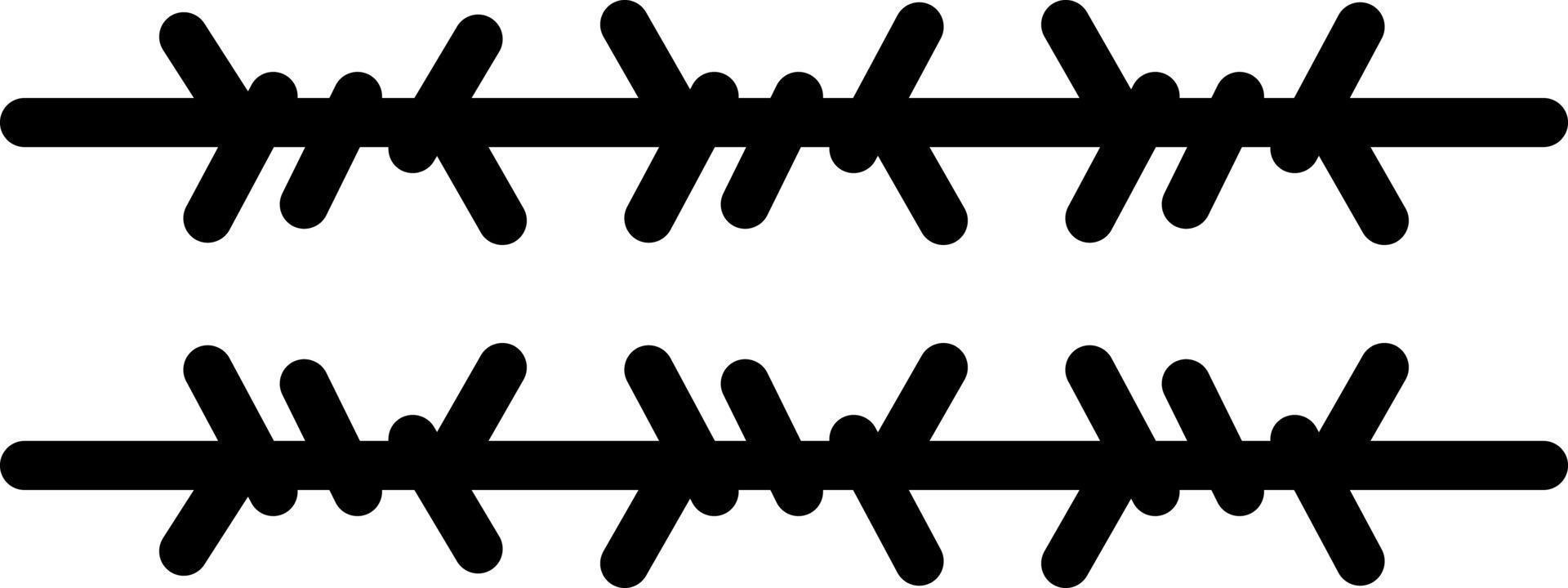 Liniensymbol für die Verkabelung vektor