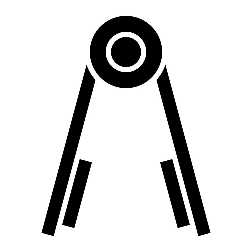 Zangen-Glyphe-Symbol vektor