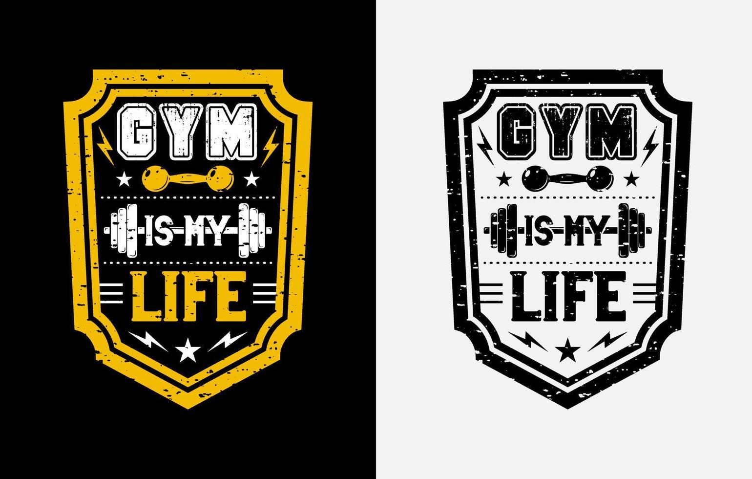 Gym t skjorta design, Gym motiverande Citat, träna inspirera t skjorta design, kondition t skjorta design vektor