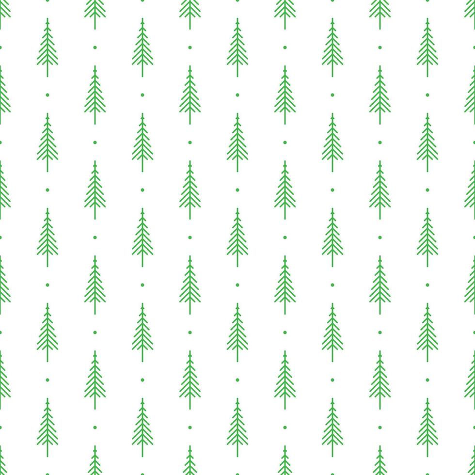 Weihnachtsbaum Musterdesign. design für stoff, geschenkpapier und hintergründe. Winterferienzeit. Vektor-Illustration. vektor