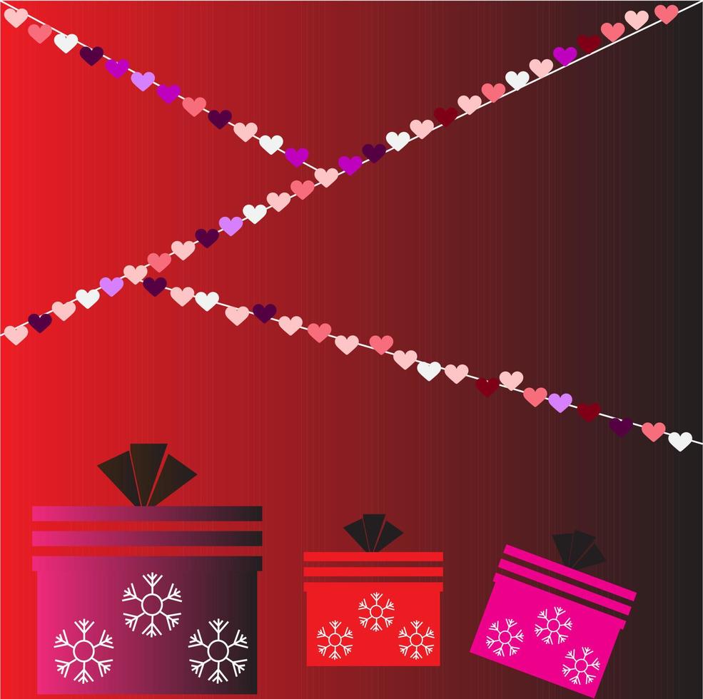 hintergrund valentinstag.glücklicher valentinstag und bühnenpodest mit herzförmiger beleuchtung. sockelszene mit für produkt, kosmetik vektor
