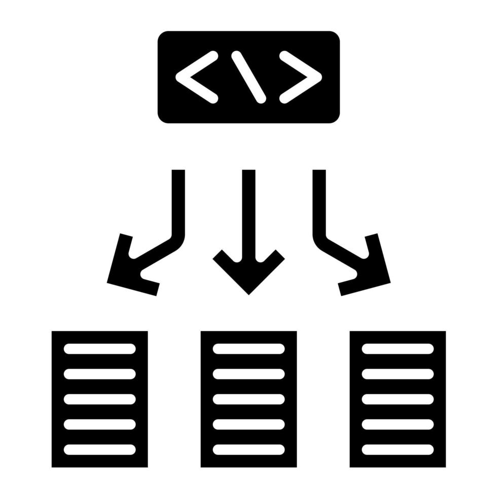 Rahmen-Glyphe-Symbol vektor