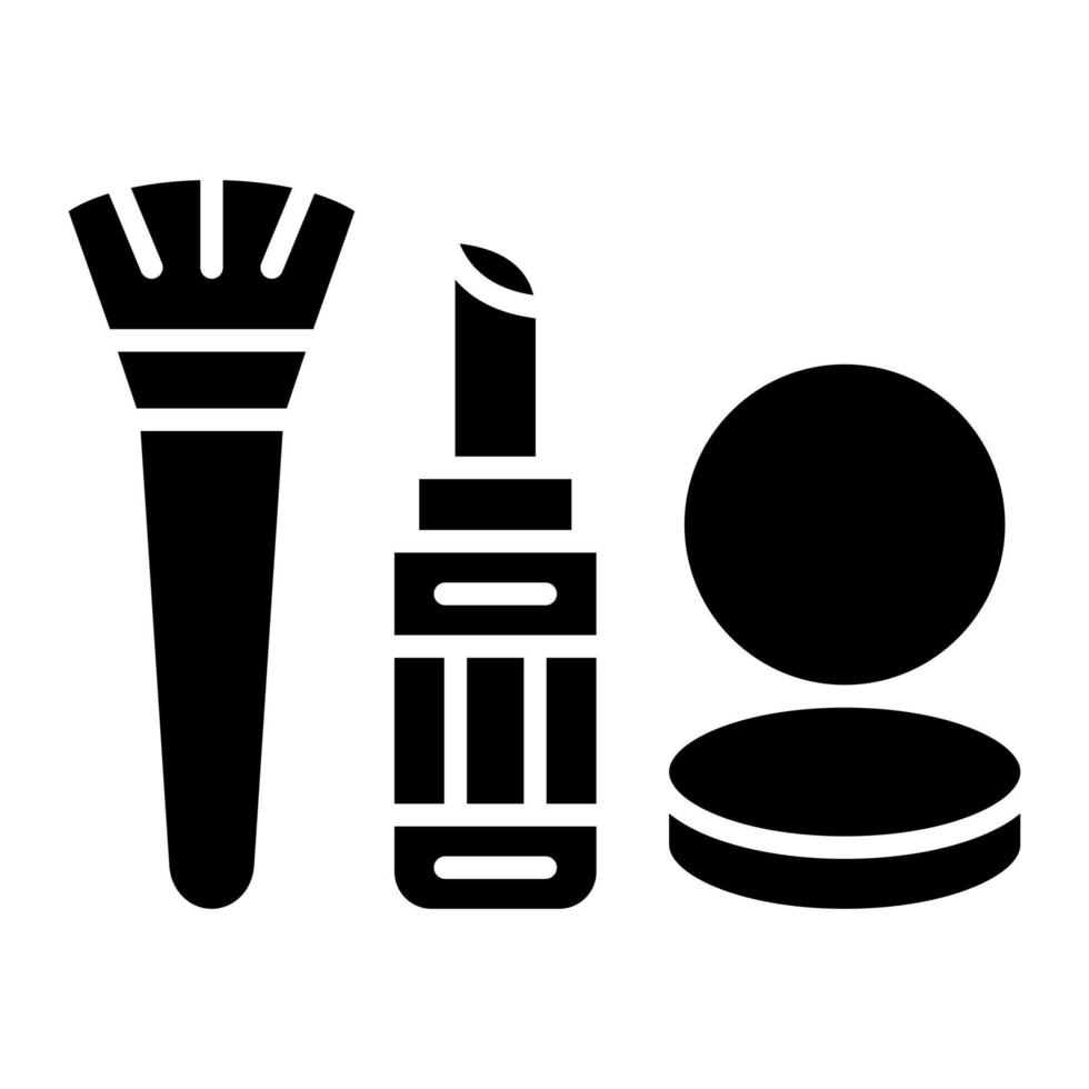 Make-up-Glyphe-Symbol vektor