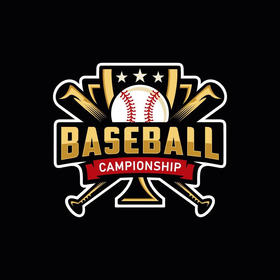 baseball sport logotyp design vektor