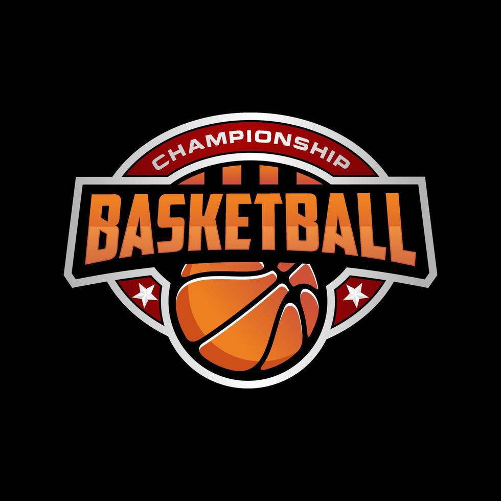 Basketball-Logo-Vektor-Design vektor