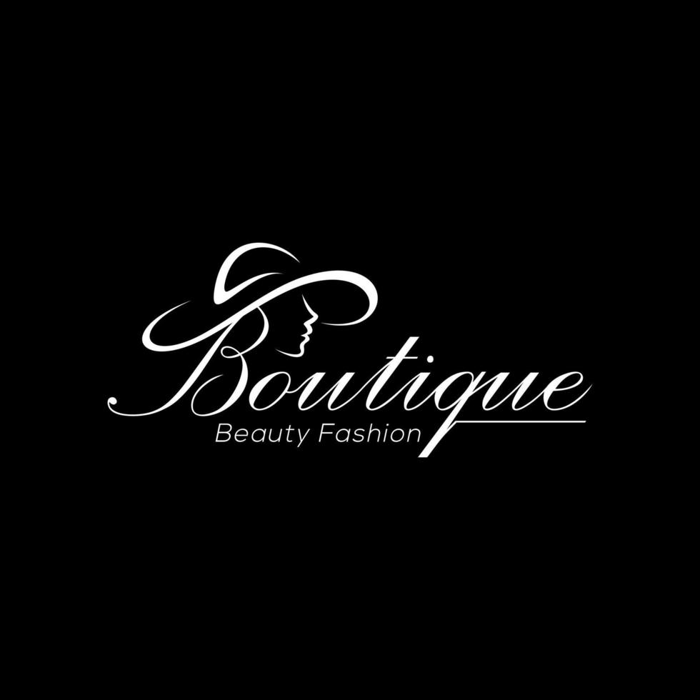 Mode- und Boutique-Logo vektor