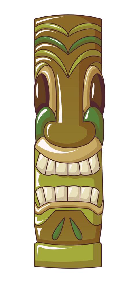 Masken-Idol-Symbol, Cartoon-Stil vektor