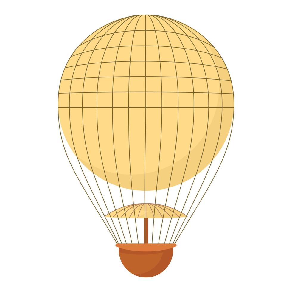 Aerostat-Symbol, Cartoon-Stil vektor