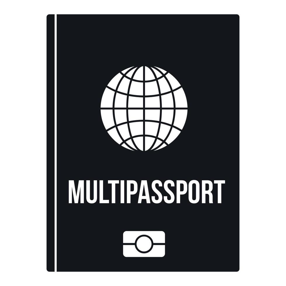 Multipass-Symbol, einfacher Stil vektor