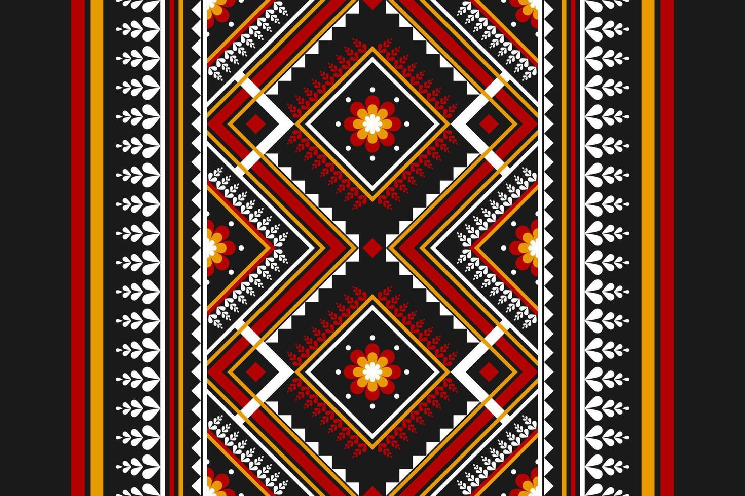 Stammes- Hintergrund der Teppichblume. geometrisches ethnisches orientalisches nahtloses muster traditionell. vektor