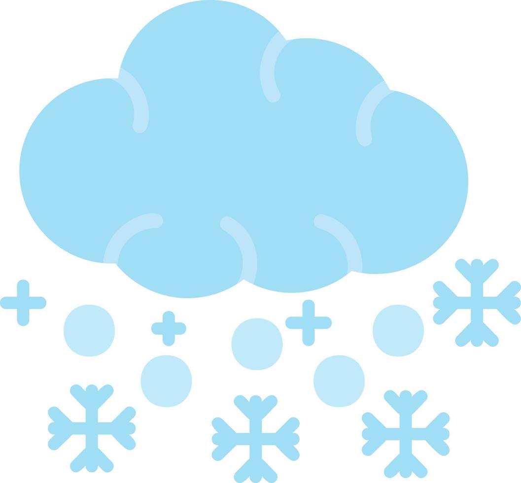 Schnee kreatives Icon-Design vektor