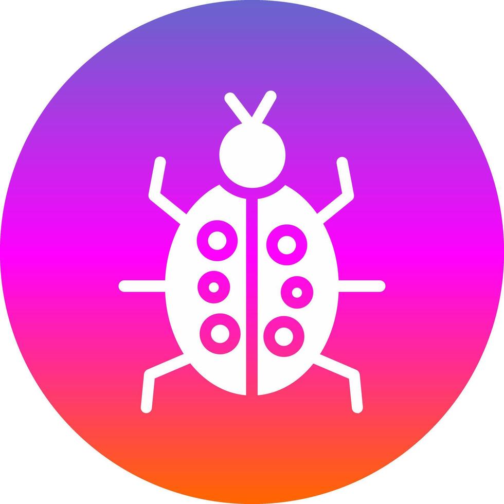 Bug-Vektor-Icon-Design vektor