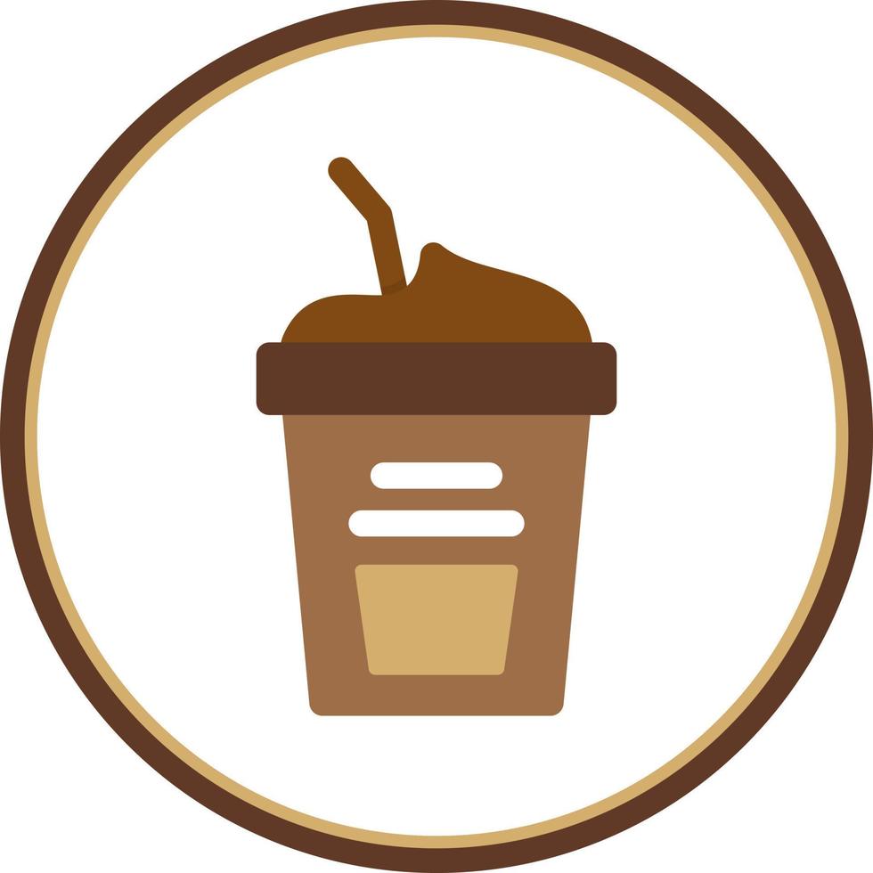 Frappuccino-Vektor-Icon-Design vektor