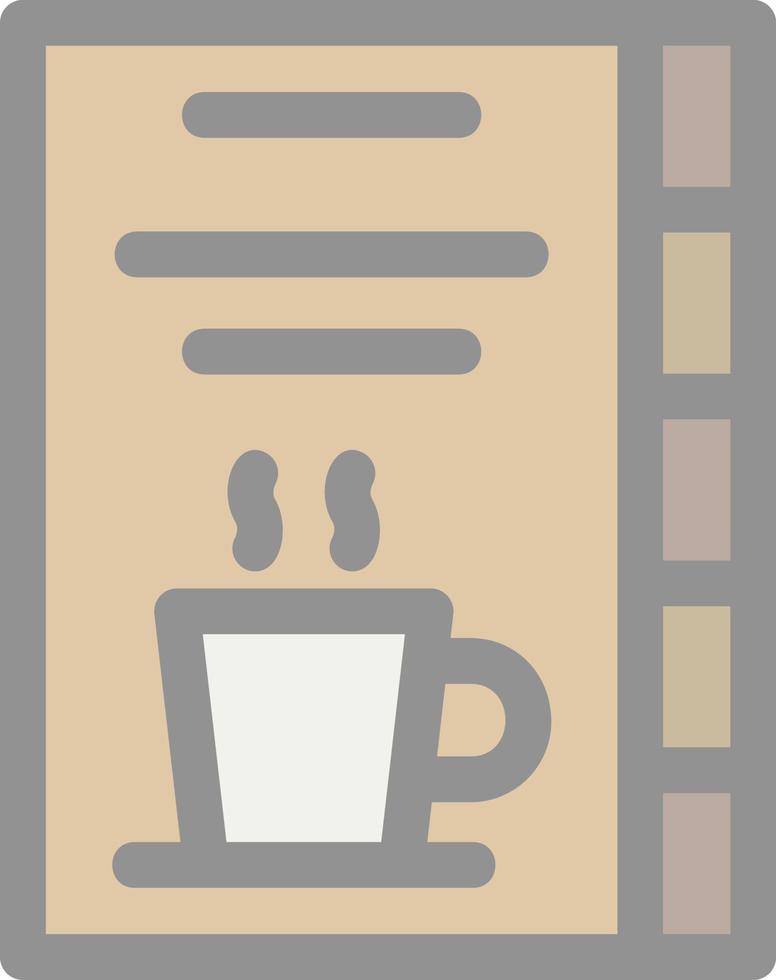 kaffe kort vektor ikon design