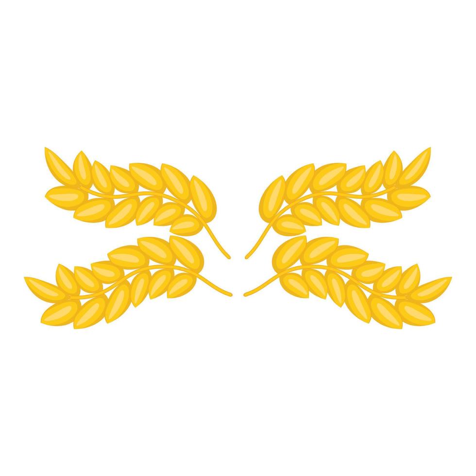 Ohren-Muster-Symbol, Cartoon-Stil vektor