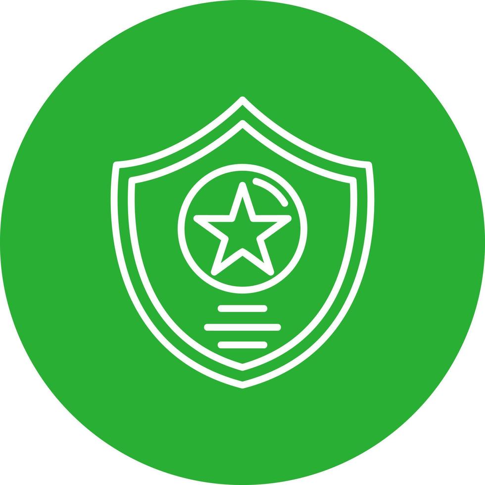 Sheriff kreatives Icon-Design vektor