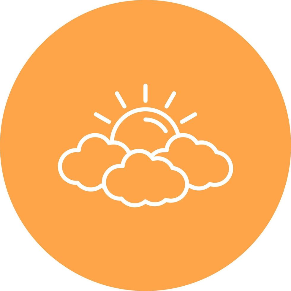 Wolken kreatives Icon-Design vektor