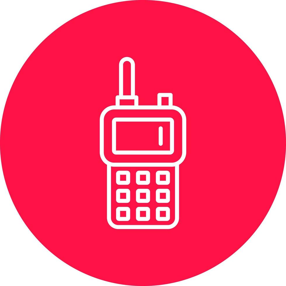 Walkie-Talkies kreatives Icon-Design vektor