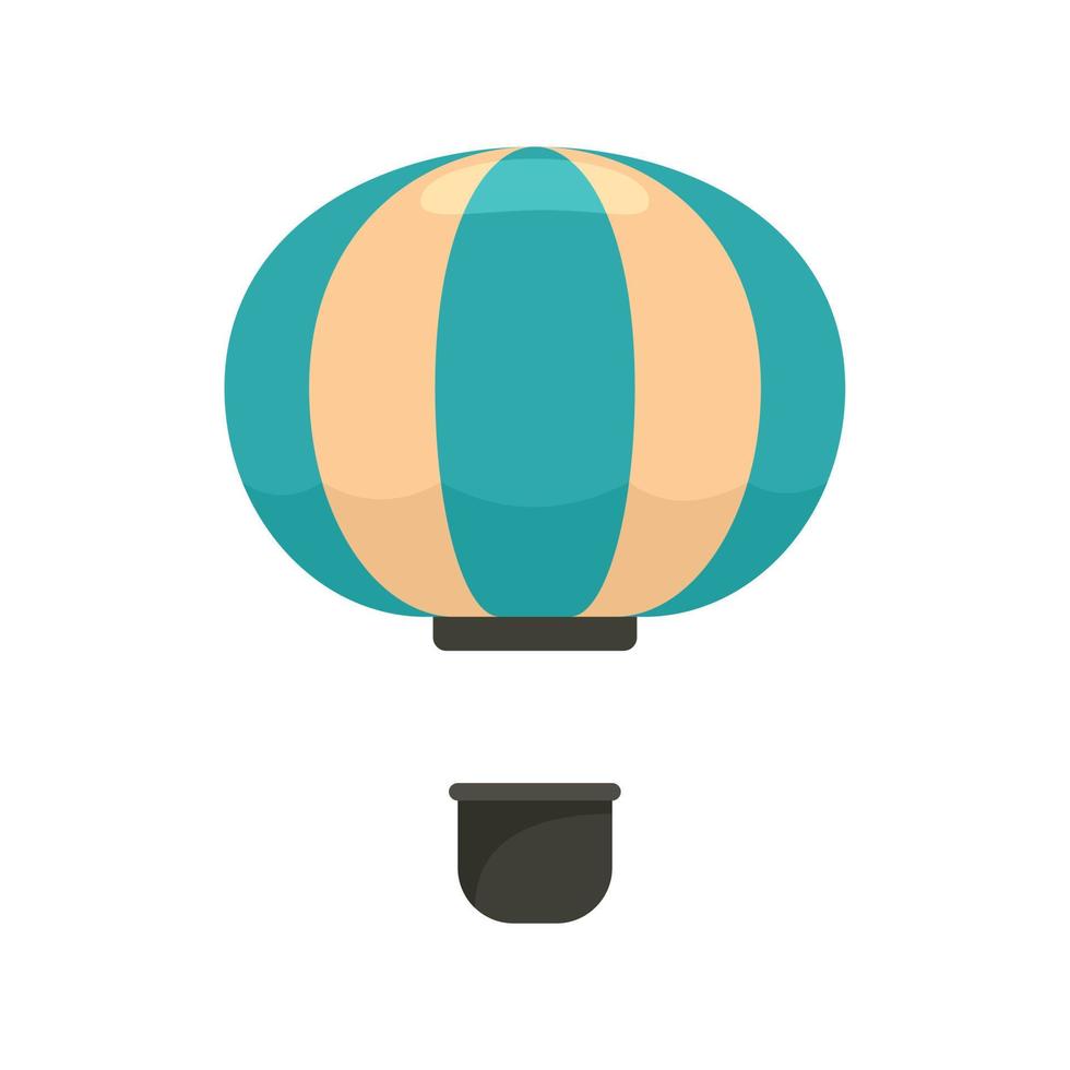 fliegen Luftballon Symbol flach isoliert Vektor