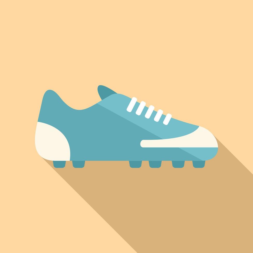 Match-Boot-Symbol flacher Vektor. Fußballschuh vektor