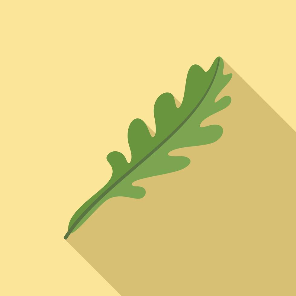 Gemüse-Rucola-Symbol flacher Vektor. Rucola-Salat vektor