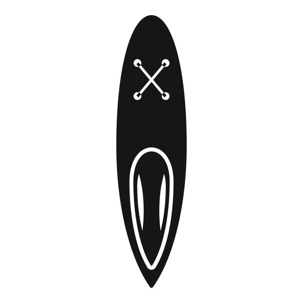 Sport-Sup-Board-Symbol einfacher Vektor. Surfständer vektor