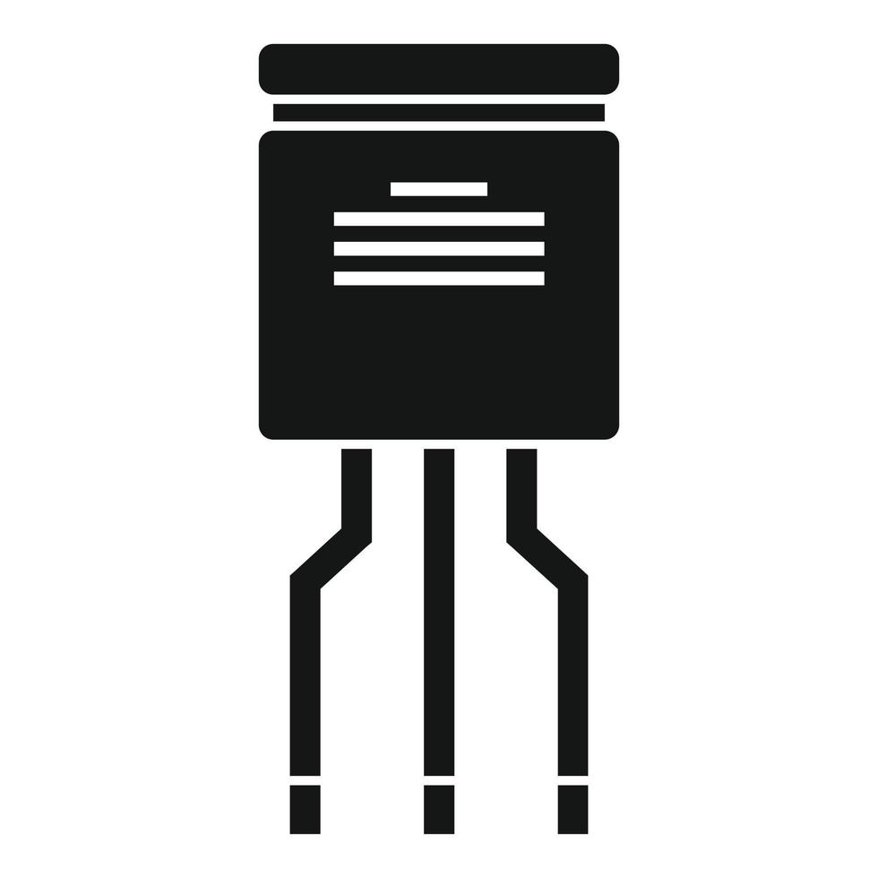 Spannungsstabilisator-Symbol einfacher Vektor. elektrischer Regler vektor