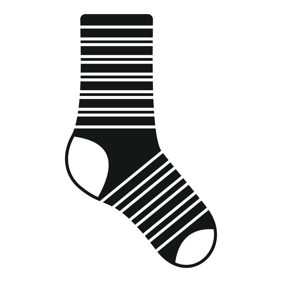 Mode-Socken-Symbol einfacher Vektor. Sport-Sammlung vektor