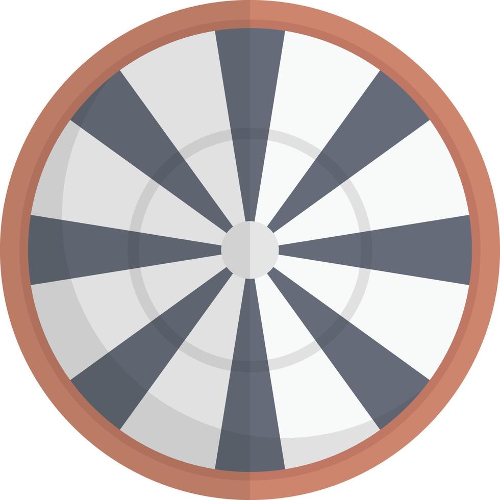 dartboard-vektorillustration auf einem hintergrund. hochwertige symbole. vektorikonen für konzept und grafikdesign. vektor