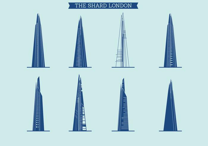 The Shard of London Vector Set