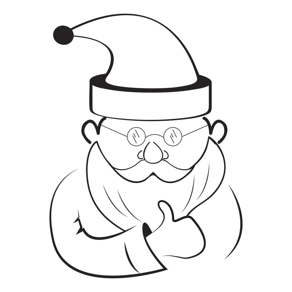 santa claus vektor element