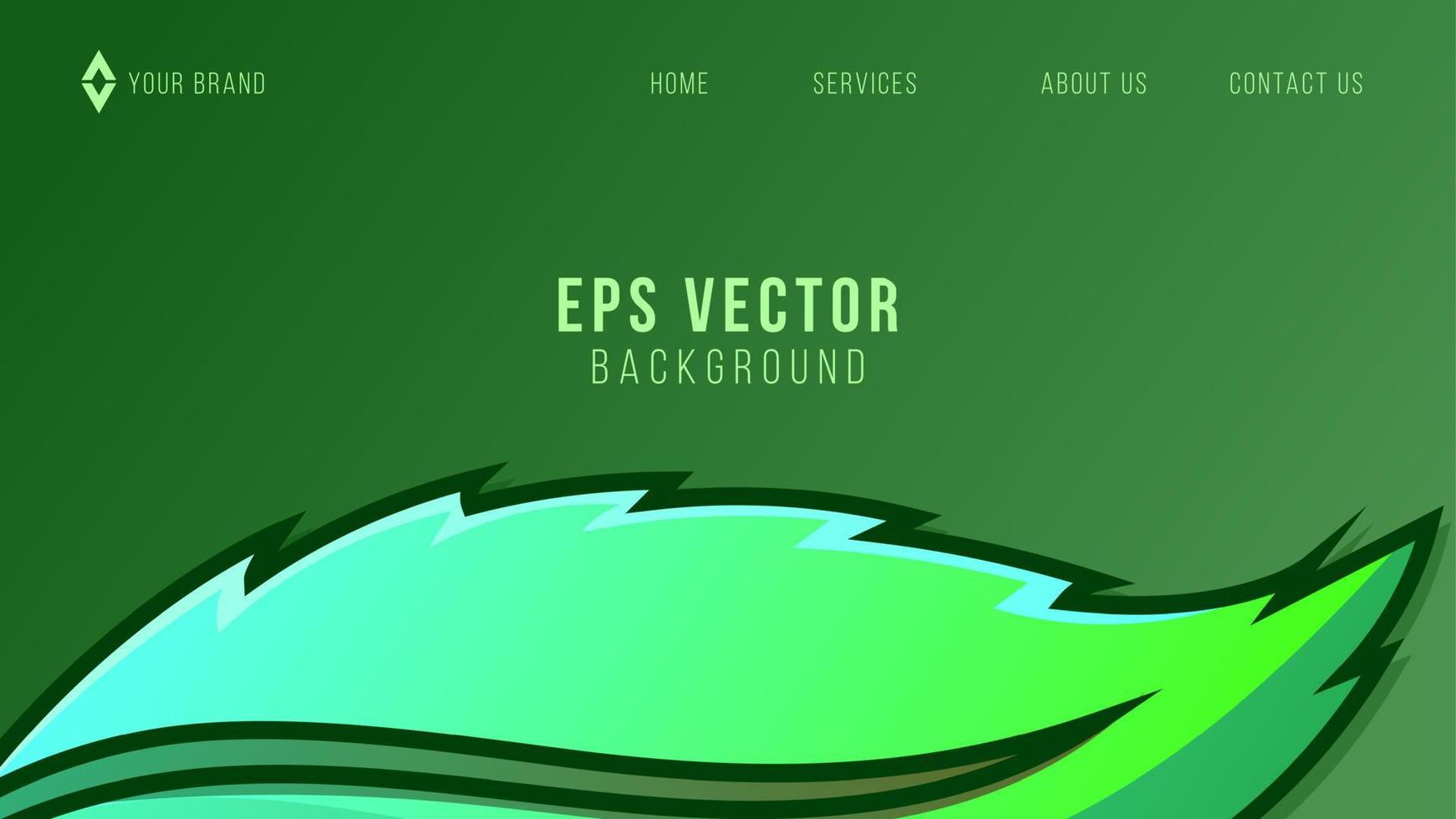grünes Blatt Webdesign abstrakter Hintergrund Limonade eps 10 Vektor für Website, Zielseite, Homepage, Webseite, Webvorlage