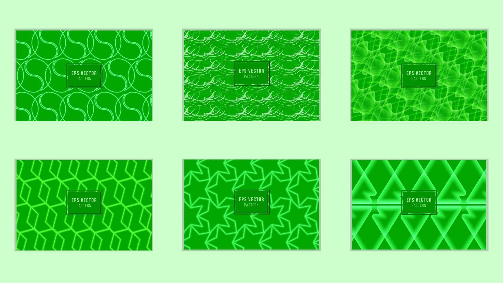 grüne Design-Präsentationsvorlage nahtlose Muster Hintergrund für Powerpoint, Broschüre, Web, Firmenprofil, Marke, Banner vektor