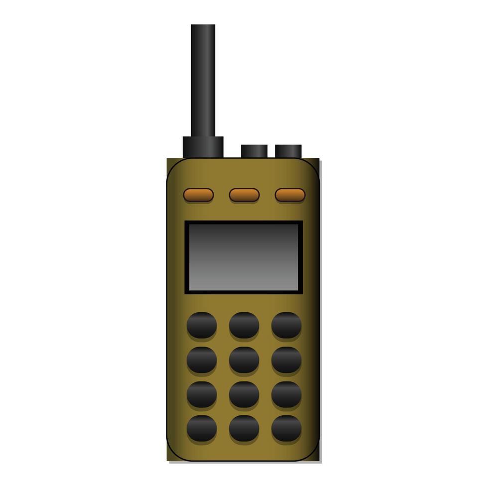 Walkie-Talkie-Symbol Cartoon-Vektor. tragbares Radio vektor