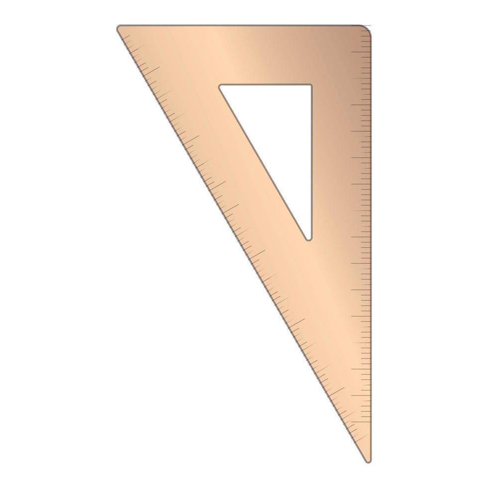 Architekt Winkel Lineal Symbol Cartoon Vektor. Baumaschinen vektor