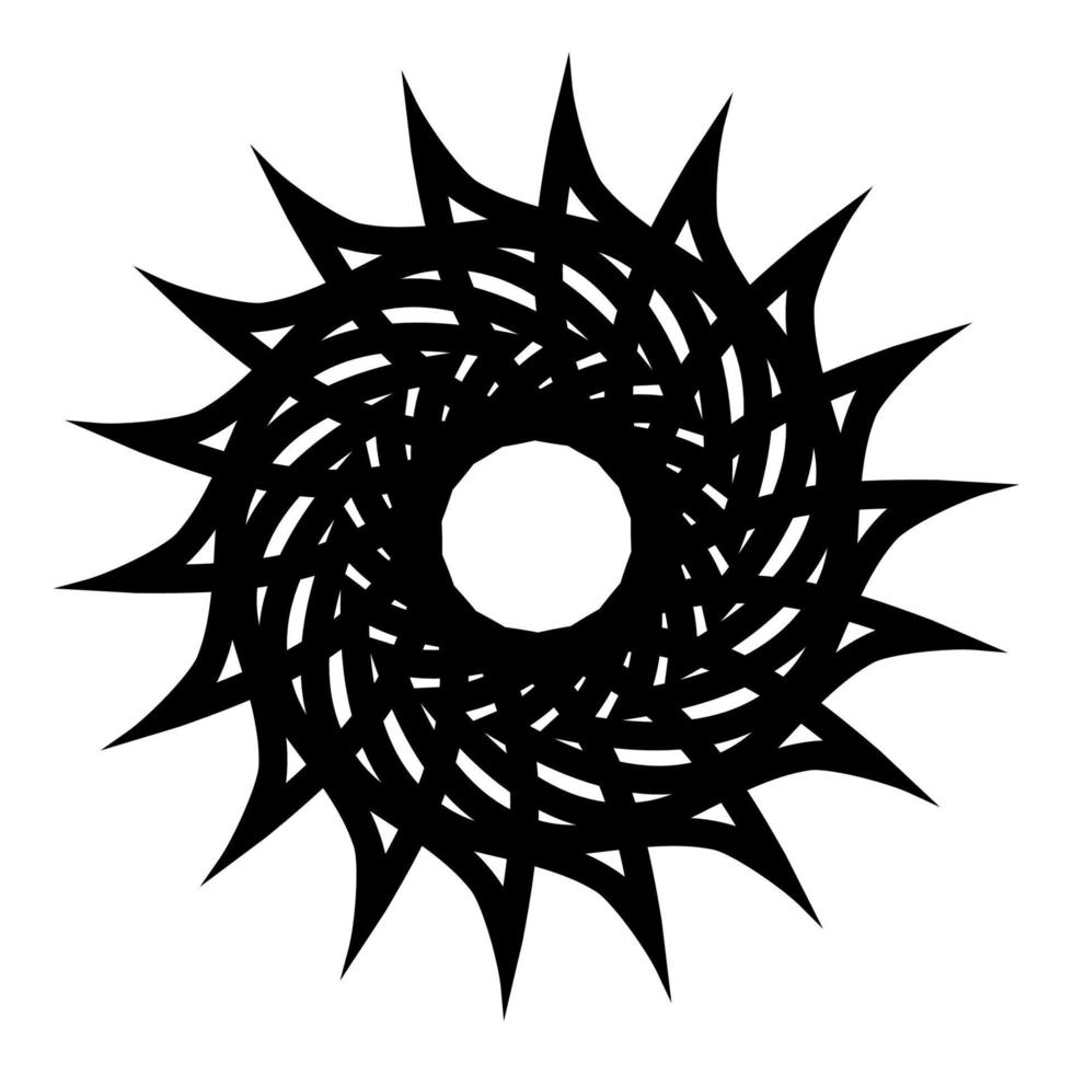 Mandala-Hintergrund-Vektor-Design vektor