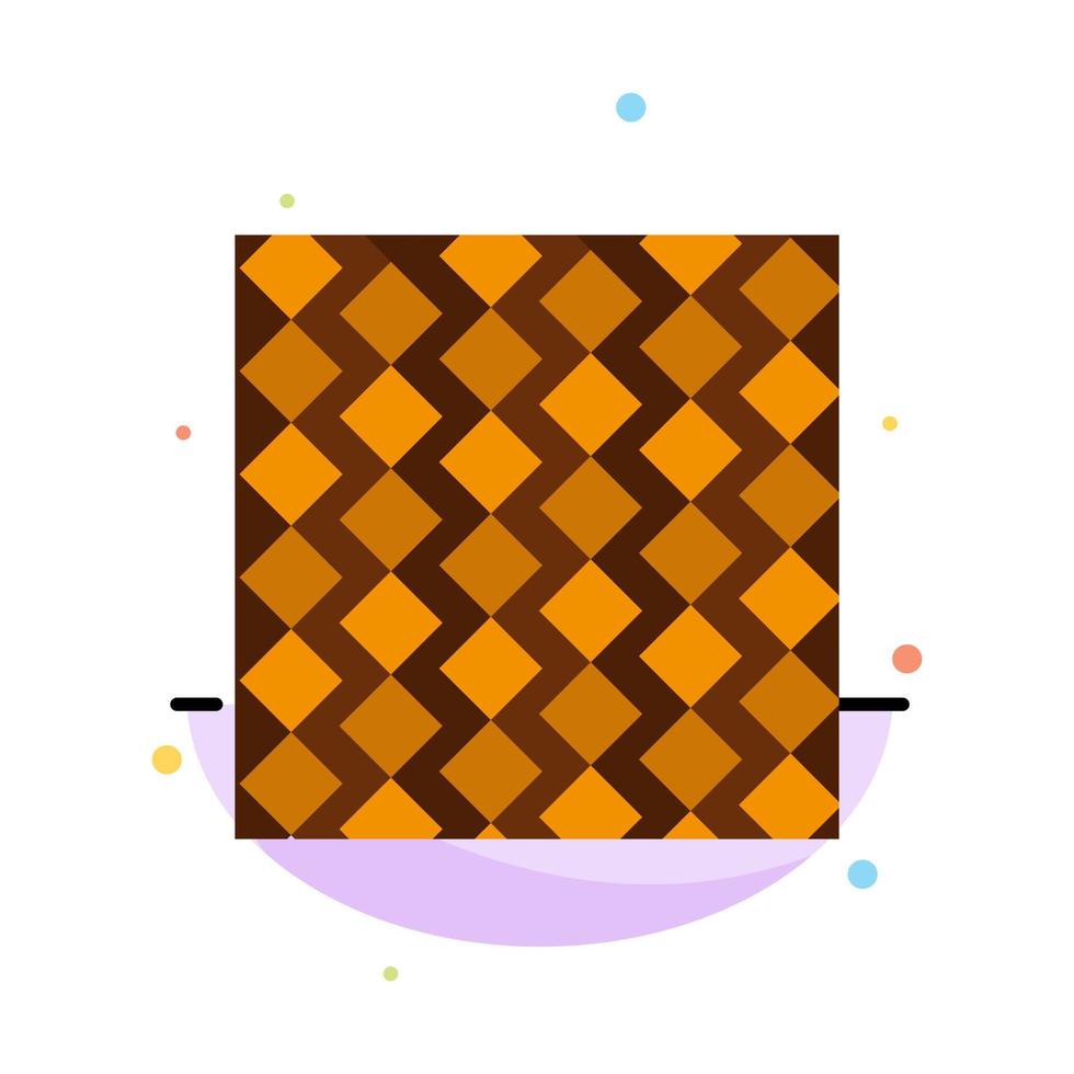 Fliese Bodenplatte quadratische Streifen Fliesen Wand abstrakte flache Farbsymbolvorlage vektor