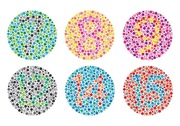 Colourblind Test vektor