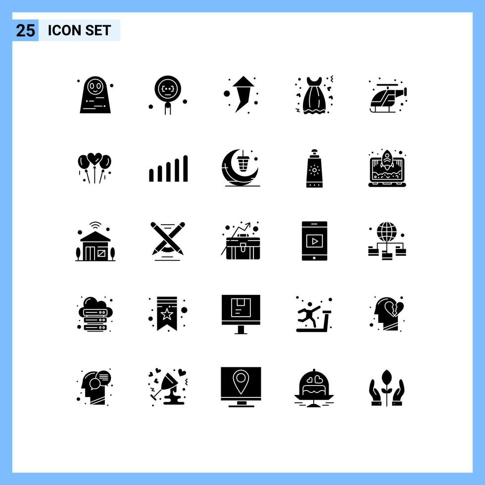 25 kreative Symbole, moderne Zeichen und Symbole für Notfallkleidung, Suchkleidung, bearbeitbare Vektordesign-Elemente vektor