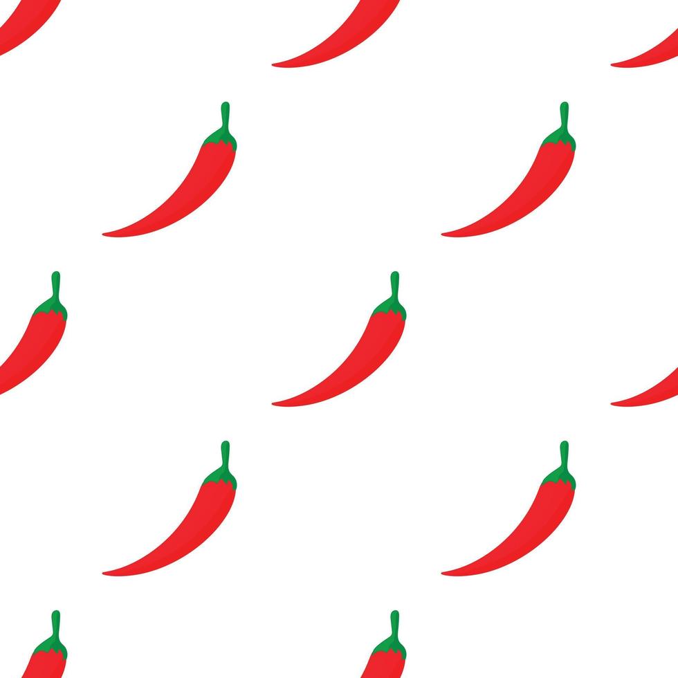 varm chili peppar mönster sömlös vektor