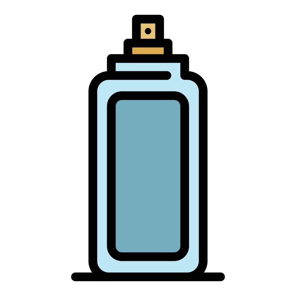 deodorant ikon Färg översikt vektor