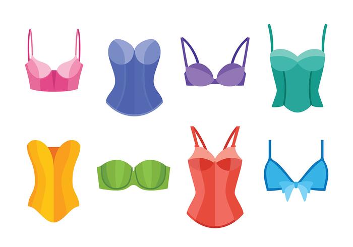 Bustier Vector Icons
